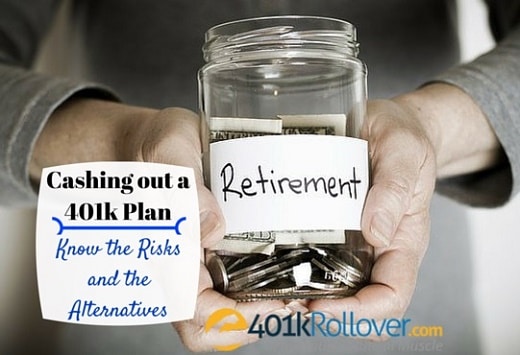 cashing out a 401k plan
